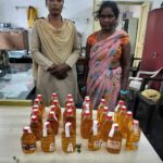 गुढ़ियारी में अवैध शराब बिक्री पर कार्रवाई, महिला गिरफ्तार; 32 पौवा शराब जब्त