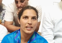 एशियन गेम्स में इतिहास रचने वाली ‘गोल्डन गर्ल’ नीरू ढांडा का जींद में भव्य स्वागत
